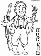 Hunter Coloring Pages Colorings sketch template