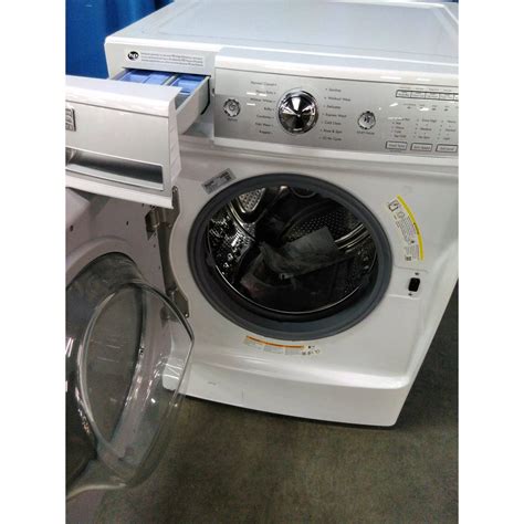 kenmore elite  smart  cu ft front load washer  accela wash technology white