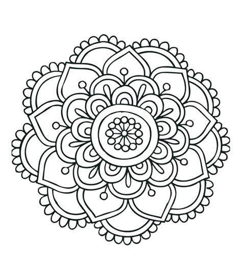 flower mandala coloring pages  coloring pages  kids