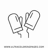 Handschuhe Luvas Ultracoloringpages sketch template