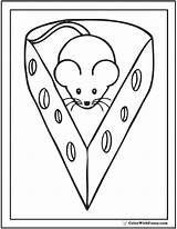 Mouse Coloring Cheese Pages Printable Dorotheas Seeing Eyes Through Wedge Colorwithfuzzy sketch template