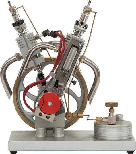 demonstration model gas engines average height  inches  cm finely engineered vertical