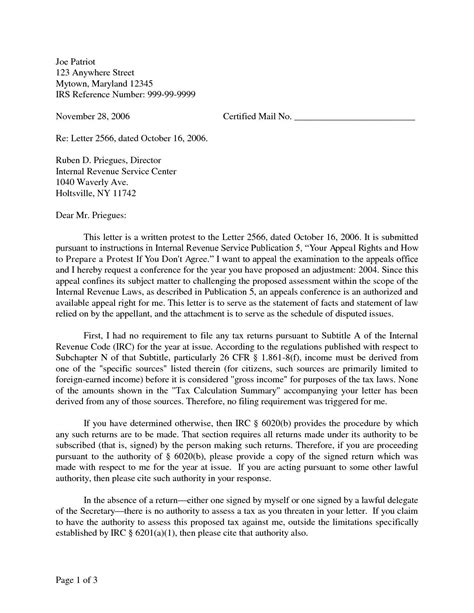 appeal penalty waiver request letter sample