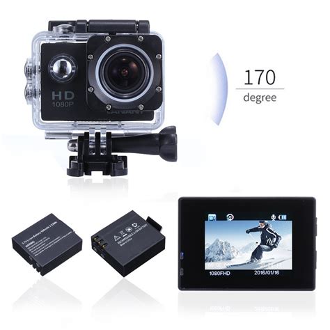waterproof hd action camera   accessories kit  wheel  deal mama