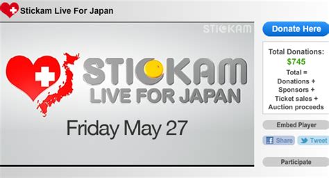 Live For Japan Live And Webathon Benefit