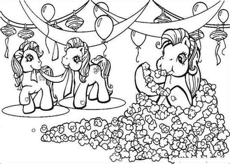 pony coloring  banners  birthday   pony happy