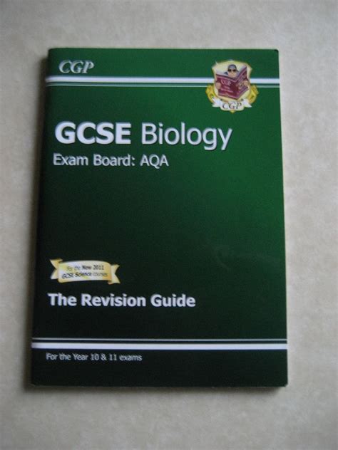 cgp gcse biology  aqa  revision guide lots  revision