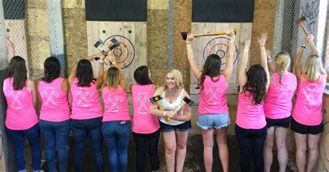 Axe Throwing Bachelorette Parties