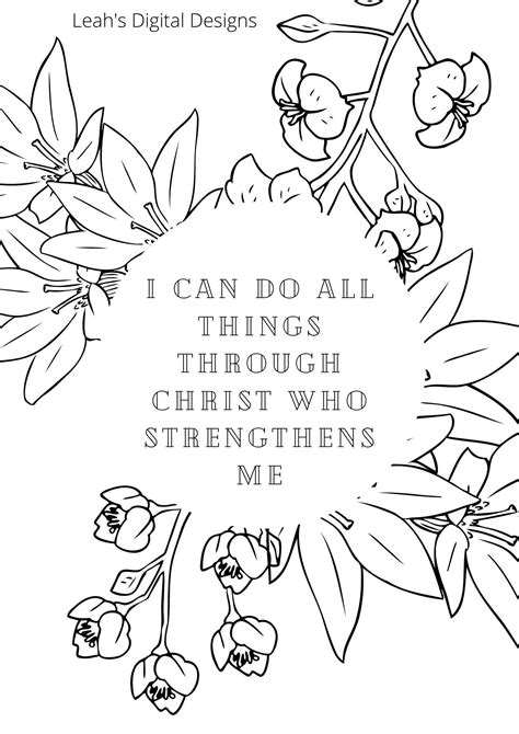 coloring page philippians  etsy