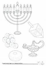 Pages Chanukah Coloring Print Getcolorings sketch template