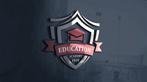 education academy logo template graphicsfamily
