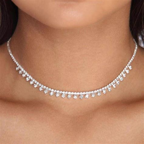 stonefans chunky rhinestone necklace choker wedding jewelry 2019
