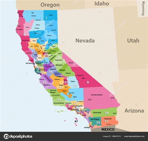 lista 90 imagen de fondo mapa del estado de california el último 12 2023