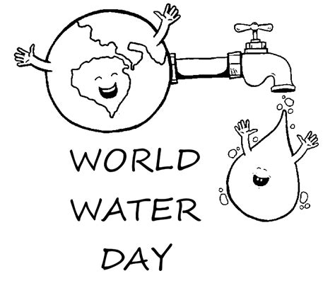 world water day  print coloring page  printable coloring pages