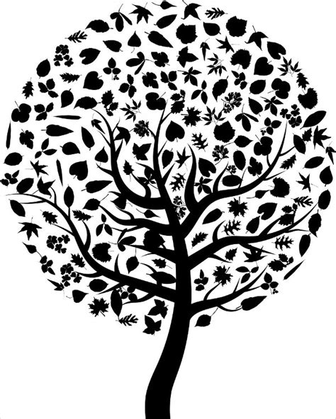 tree silhouettes  psd vector ai eps format
