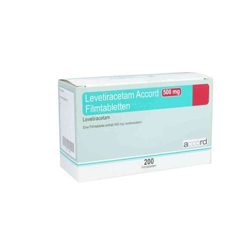 Levetiracetam Accord 500 Mg Filmtabletten 200 Stk