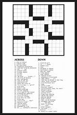 Crossword Puzzles Beginner Printablee sketch template