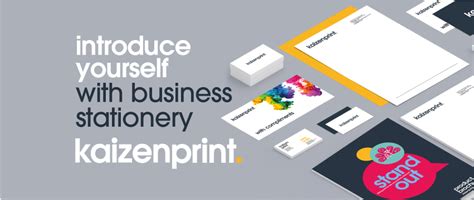 Business Stationery Benefits Kaizen Print Inspire And Support