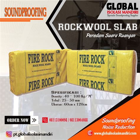 harga rockwool insulation density peredam suara isolasi mandiri