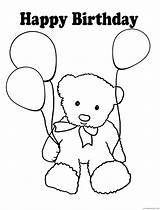 Birthday Happy Coloring4free 2021 Coloring Holiday Pages Printable Balloon Related Posts sketch template