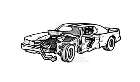 gambar demo clipart   clip art derby car coloring pages
