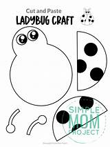 Ladybug Bug Preschoolers Simplemomproject sketch template
