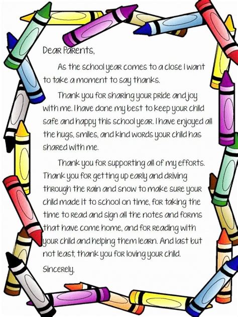 note  parents  school    school
