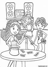Coloring Pages Dance sketch template