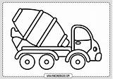 Camiones Carro Rincondibujos Tractor Medios sketch template