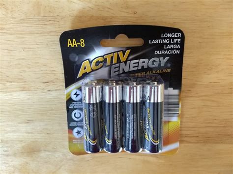 activ energy super alkaline batteries aldi reviewer