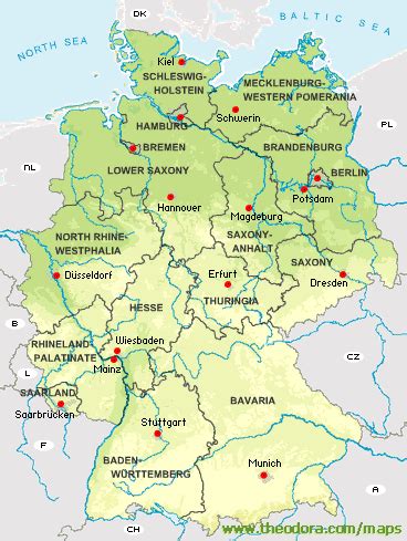 maps  germany deutschland karten flags german states maps