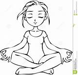 Yoga Coloring Drawing Meditation Pages Pose Kids Clipart Poses Drawings Girl Getcolorings Duration Getdrawings Color Print Printable Colorings sketch template
