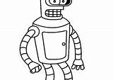 Coloring4free Futurama Coloring Pages Printable sketch template