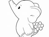 Elephant Tulamama Print Butterfly sketch template