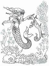 Mythical Coloring Pages Creatures Pokemon Legendary Magical Mystical Gremlins Seahorse Creature Adults Getcolorings Color Printable Print sketch template