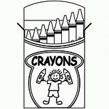 Coloring Crayons Quit Crayon Sheets Popular Box sketch template