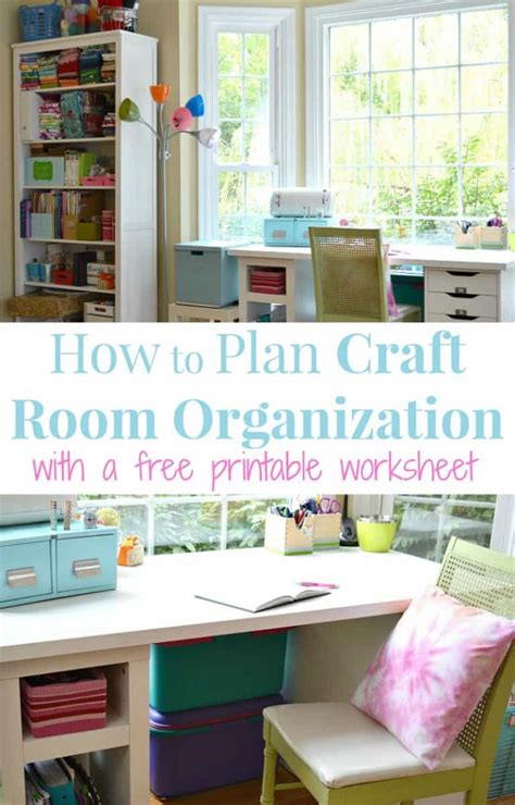 plan craft room organization organized