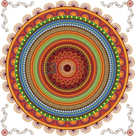 colourful mandala design  krishnasomya vectors illustrations
