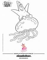 Colorear Hellokids Ausmalen Spongebob Estrella Bob Esponja Sandy Krab Krusty Jellyfish Squidward sketch template