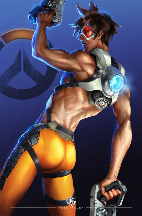 tracer male overwatch by geistrock on deviantart