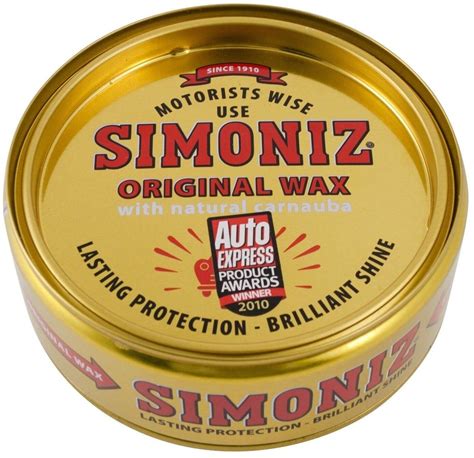 simoniz original wax car polish tin  natural carnauba
