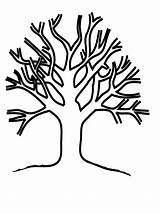 Coloring Trunk Tree Pages Getdrawings sketch template