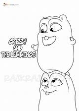 Grizzy Ausmalbilder Lemminge Lemmings Drucken Malvorlagen sketch template