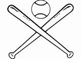 Baseball Bats Crossed Clipartix Criss Cliparting Payton Brooks Hiclipart sketch template