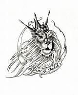 Lion Judah Drawing Sketch Rasta Getdrawings Explore Deviantart Paintingvalley sketch template