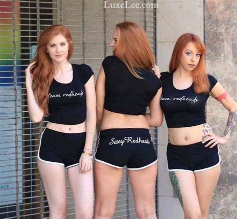 three sexy redheads scrolller