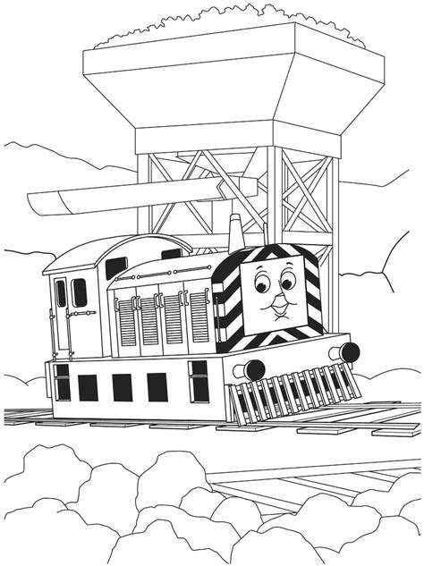 cartoon thomas  train  friends coloring pages   boys