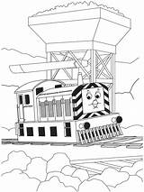 Thomas Train Coloring Pages Friends Printable Kids Cartoon Boys Tank sketch template
