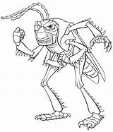 Hopper Grasshopper Bloopers Insetto Ant Coloriages Coloradisegni Dessin Colora Lescoloriages Insect Suivant sketch template