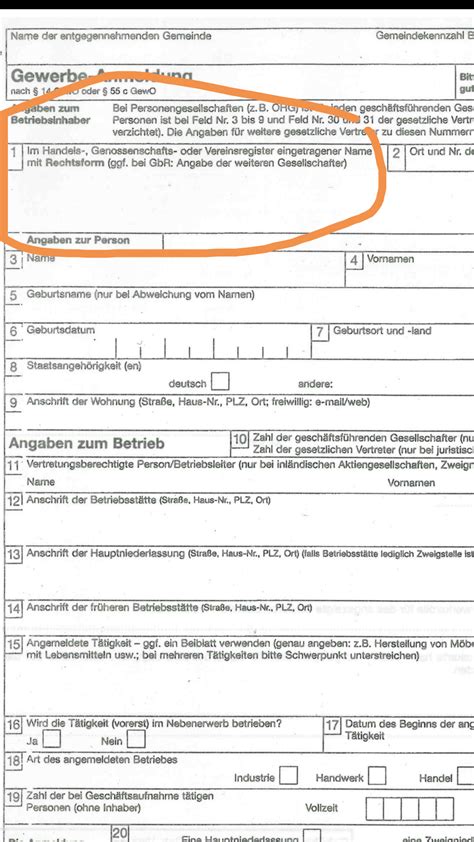 eintrag ins handelsregister bei nebenberuflichem gewerbe recht